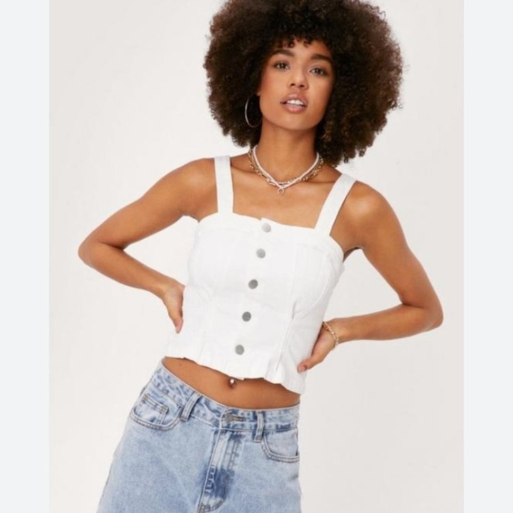 Gorgeous Linen Bustier style top